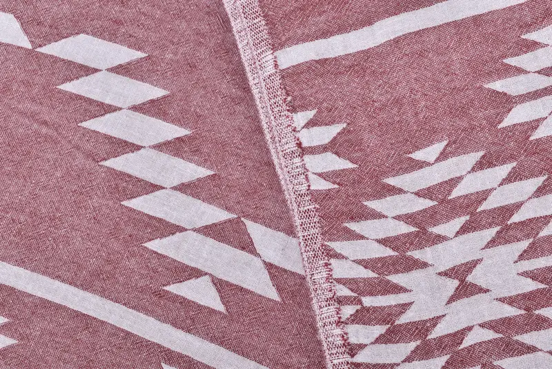 Turkish Blanket Queen, Bridesmaid Gifts, 84x56 Cotton Kilim Towel, Bedspread, Throw Blanket Couch, First Wedding Anniversary Gift, Best Friend Gift - 6