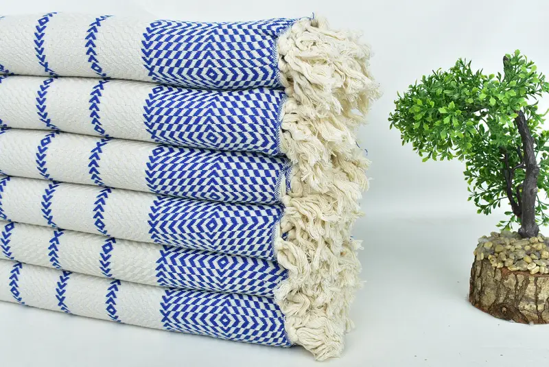 80x40 Cotton Diamond Towel, Personalized Gift For Her, Turkish Towel Set, Wedding Gift, Bachelor Party Favors, Bachelor Gifts, Luxury towel - 3