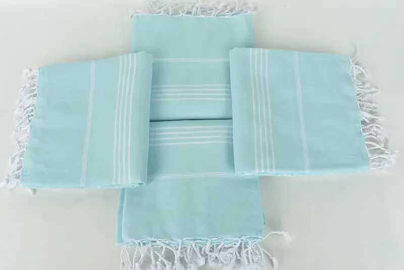 70x40 Cotton Striped Towel, Absorbent Turkish towel, Organic Towel, Wedding Gift For Bride, Bachelorette Party Gifts Bridesmaids, Sand-free towel - 6