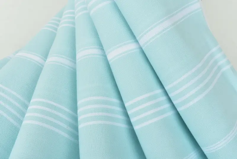 70x40 Cotton Striped Towel, Absorbent Turkish towel, Organic Towel, Wedding Gift For Bride, Bachelorette Party Gifts Bridesmaids, Sand-free towel - 5