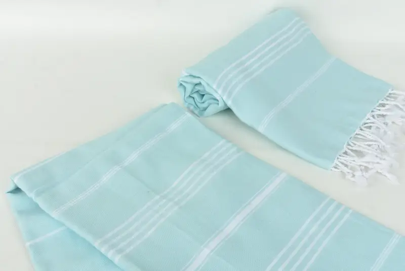 70x40 Cotton Striped Towel, Absorbent Turkish towel, Organic Towel, Wedding Gift For Bride, Bachelorette Party Gifts Bridesmaids, Sand-free towel - 7