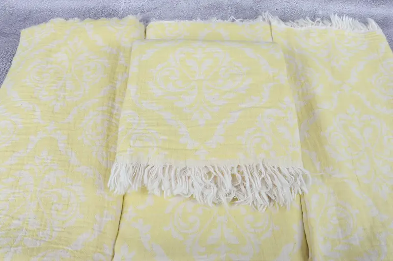 Bachelorette Party Decorations, Sand-free towel, 68x36 Cotton Baroque Towel, Anniversary Gift For Her, Luxury Turkish Bath Towel, Thin towel - 5