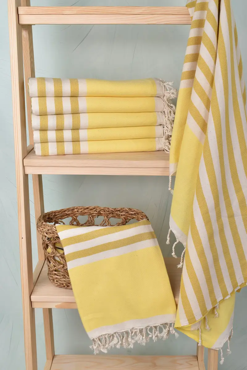 70x40 Cotton Striped Towel, Valentines Day Gift Idea, Embroidery Towel, Peshtemal Towel, Bridesmaid Gifts, Best Beach Towel, Bath towel, Spa Towel - 3