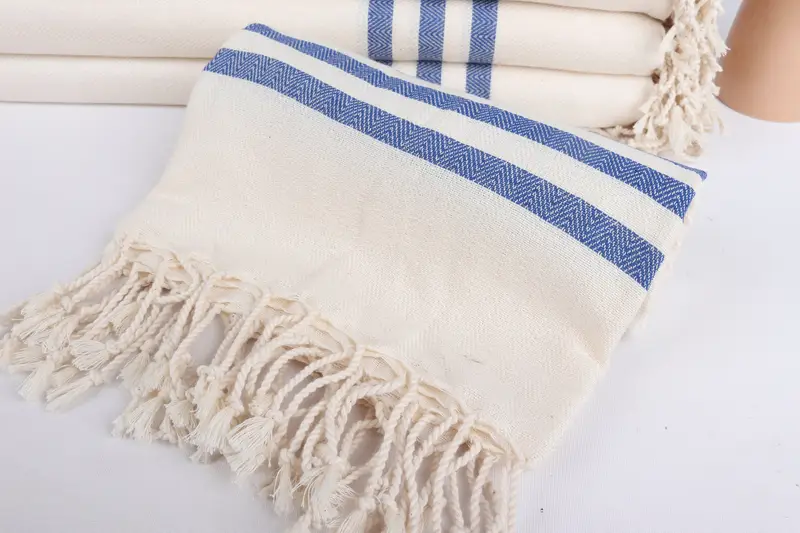 Custom Gift, 70x40 Cotton Striped Towel, Home Gift, Quick-dry peshtemal, Bachelorette Party Gifts, Organic cotton peshtemal for spa and beach - 4