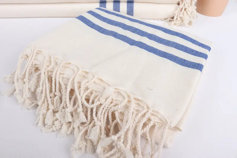 Custom Gift, 70x40 Cotton Striped Towel, Home Gift, Quick-dry peshtemal, Bachelorette Party Gifts, Organic cotton peshtemal for spa and beach - 5