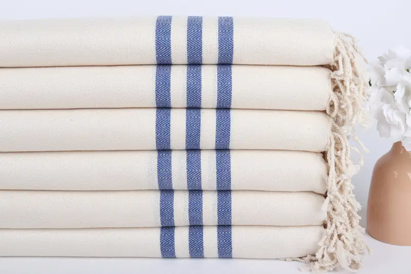 Custom Gift, 70x40 Cotton Striped Towel, Home Gift, Quick-dry peshtemal, Bachelorette Party Gifts, Organic cotton peshtemal for spa and beach - 3