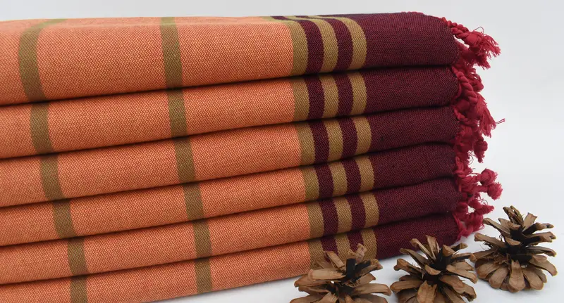 Gift For Wedding Day, Turkish bath towel, Turkish Beach Towel Monogram, Gift Towel, Gifts For Him, 68x32 Cotton Striped Towel, Organic towel - 1