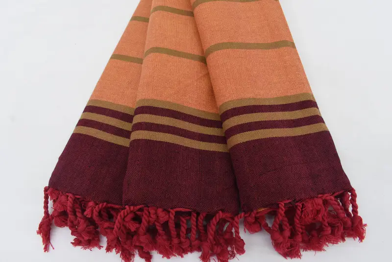 Gift For Wedding Day, Turkish bath towel, Turkish Beach Towel Monogram, Gift Towel, Gifts For Him, 68x32 Cotton Striped Towel, Organic towel - 3