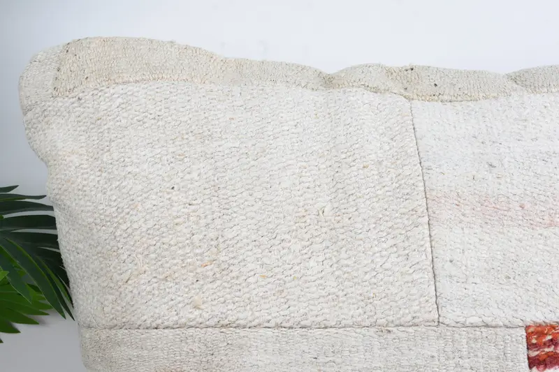 Muted Pillow Cover, Ethnical Kilim Rug Pillow, Pillow for Sofa, Turkish Rugs Cushion Case, Pillow, 24x24 White Pillow Sham, Gift Pillow - 2