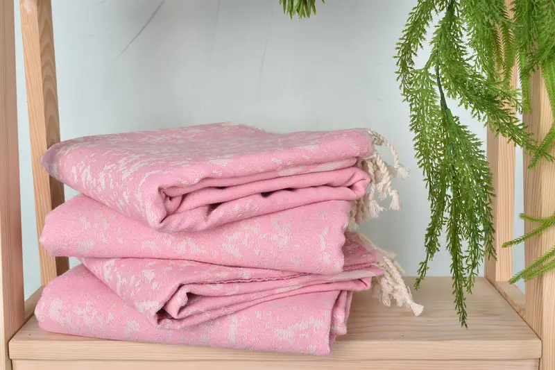 Christmas Favors, Lightweight towel, Bridal Shower Favors, Wedding Towel, Custom Name Towel, 70x40 Cotton Carretta Patterned Towel, Custom Towel - 16