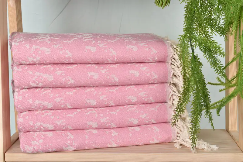 Christmas Favors, Lightweight towel, Bridal Shower Favors, Wedding Towel, Custom Name Towel, 70x40 Cotton Carretta Patterned Towel, Custom Towel - 6