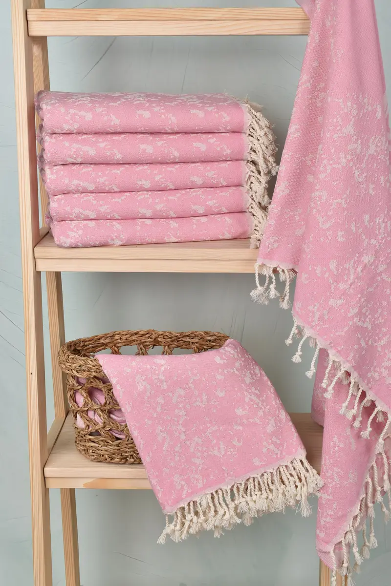 Christmas Favors, Lightweight towel, Bridal Shower Favors, Wedding Towel, Custom Name Towel, 70x40 Cotton Carretta Patterned Towel, Custom Towel - 8