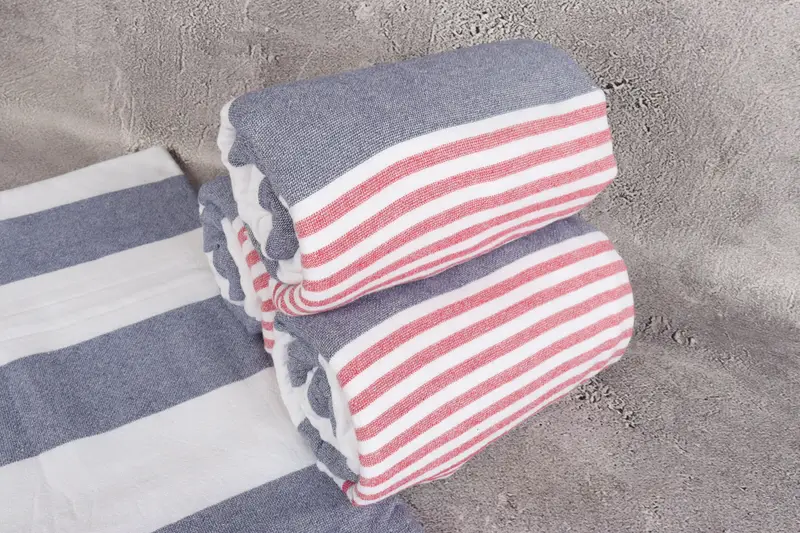 Monogrammed Beach Towel, Wedding Towel, Home Gift, Absorbent towel, 68x36 Cotton Striped Terry Towel, Valentines Day Gift For Her, Luxury towel - 7