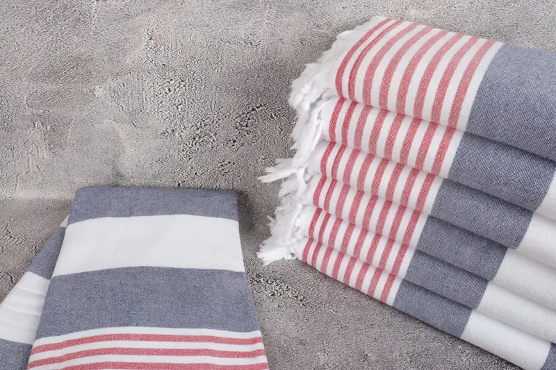 Monogrammed Beach Towel, Wedding Towel, Home Gift, Absorbent towel, 68x36 Cotton Striped Terry Towel, Valentines Day Gift For Her, Luxury towel - 2