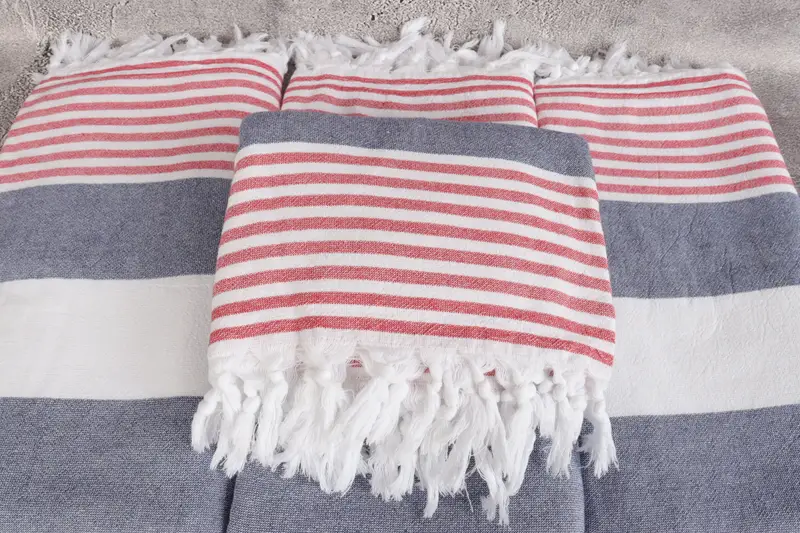 Monogrammed Beach Towel, Wedding Towel, Home Gift, Absorbent towel, 68x36 Cotton Striped Terry Towel, Valentines Day Gift For Her, Luxury towel - 4