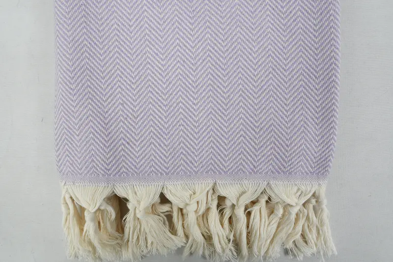 Turkish towel, Bridesmaid Gift, Turkish beach towel with fringe, 70x40 Cotton Herringbone Towel, Organic Beach Towel, Bridal Gifts, Sand-free towel - 5