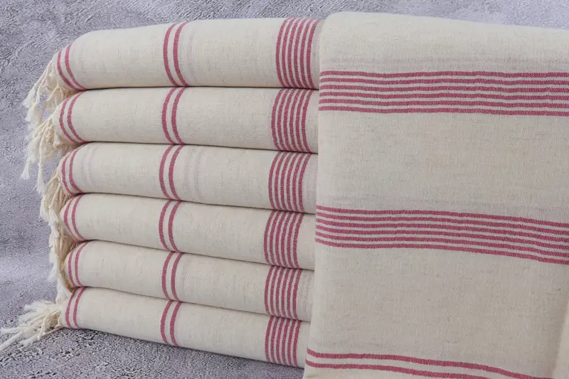 Custom Wedding Gifts, Gift For Bride, Custom Turkish Towel, Turkish bath towel, Wedding Gift, 80x36 Cotton Striped Towel, Beach Wedding Favor - 1
