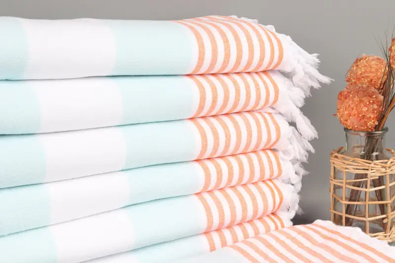 Personalized Bridesmaid Gift, 68x36 Cotton Striped Terry Towel, Personalized Wedding Gift For Couple, Beach Towel Gift, Custom Wedding Gift - 1