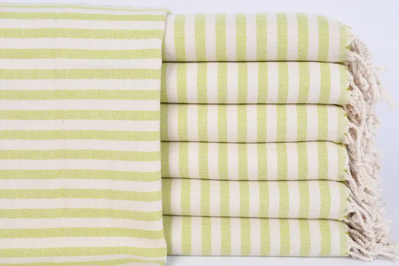 Wedding Gift For Bride, Monogram Kitchen Towel, Summer Towel, Turkish Hand Towel, Embroidery Towel, 40x24 Cotton Striped Towel, Custom Hand Towel - 1