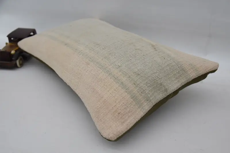 Pillow, Christmas Cushion Cover, Throw Kilim Pillow, Ethnical Kilim Rug Pillow, Chair Pillow Cover, Antique Pillows, 12x20 Beige Pillow Case - 6