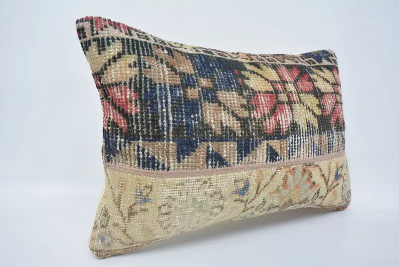 16x24 Beige Cushion Cover, Aztec Pillow Case, Pillow for Sofa, Antique Pillows, Handmade Kilim Cushion, Ethnic Throw Pillow Cover, Cushion Case - 3