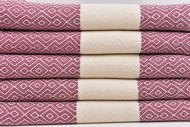 Grandma Gift, Hammam towel, Turkish bath towel, Lightweight towel, Beach Theme Wedding Gift, 68x38 Cotton Diamond Towel, Beach Towel Monogram - 2