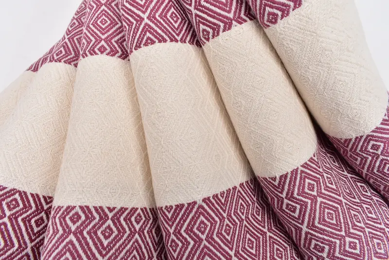 Grandma Gift, Hammam towel, Turkish bath towel, Lightweight towel, Beach Theme Wedding Gift, 68x38 Cotton Diamond Towel, Beach Towel Monogram - 5