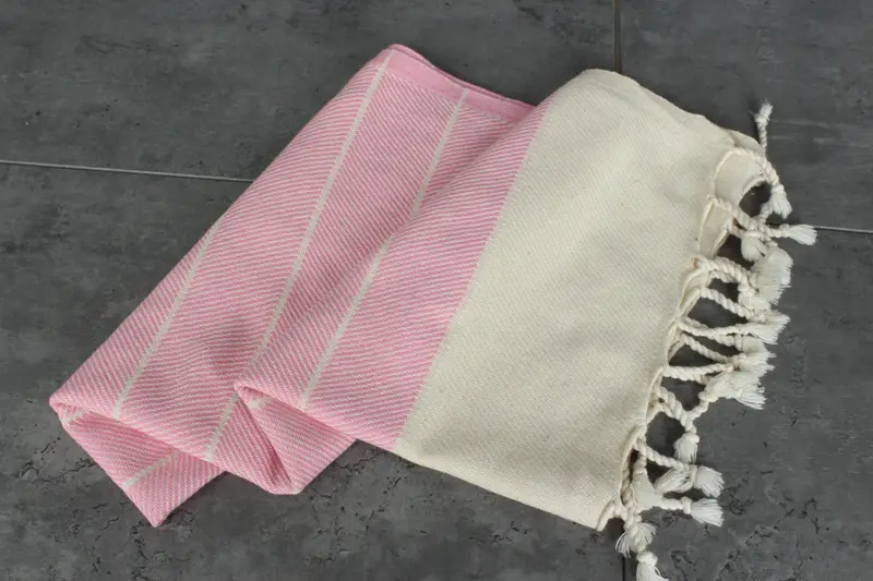 36x16 Cotton Striped Towel, Organic Towel, Personalized Gifts, Monogram Towels, Travel Towel, Gift Towel, Wedding Favors, Monogrammed Hand Towel - 5