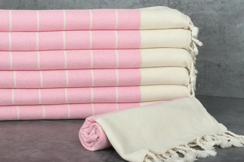 36x16 Cotton Striped Towel, Organic Towel, Personalized Gifts, Monogram Towels, Travel Towel, Gift Towel, Wedding Favors, Monogrammed Hand Towel - 2