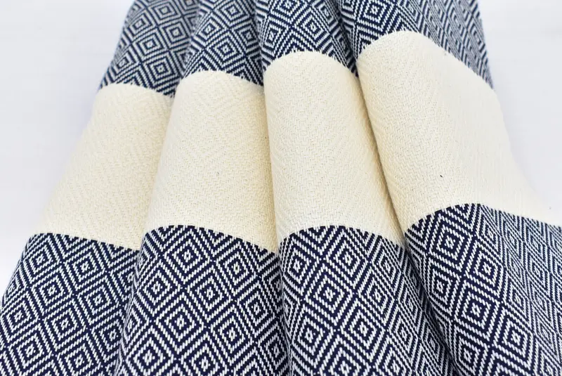 70x40 Cotton Diamond Towel, Thin and lightweight Turkish peshtemal, Bathroom Towel, Bachelorette Party Gifts, Custom Gift, Organic towel, Spa Towel - 4