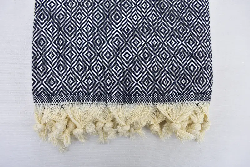70x40 Cotton Diamond Towel, Thin and lightweight Turkish peshtemal, Bathroom Towel, Bachelorette Party Gifts, Custom Gift, Organic towel, Spa Towel - 7