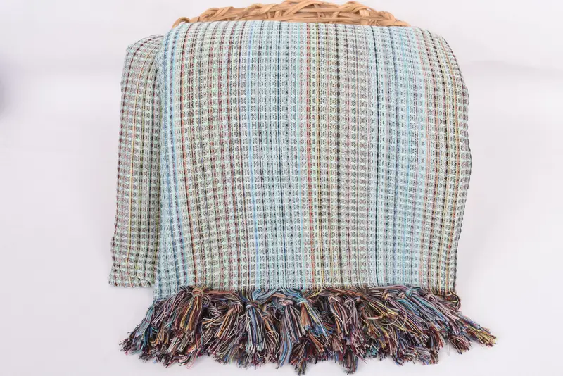 Best Wedding Gift, Turkish Tablecloth, Bachelor Gift, Boho Throw Blankets, 92x88 Cotton Geometric Towel, Custom Wedding Gifts, Bridal Shower Gift - 5