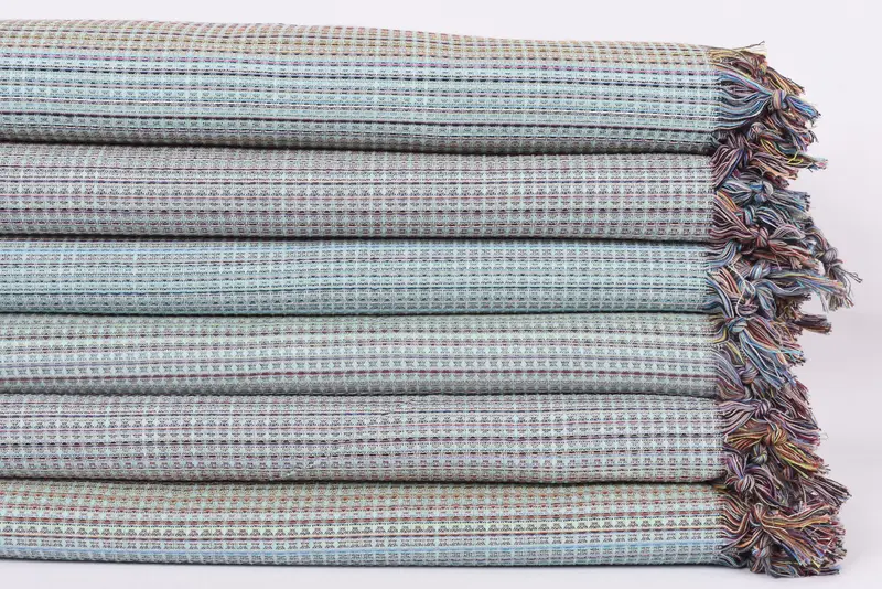 Best Wedding Gift, Turkish Tablecloth, Bachelor Gift, Boho Throw Blankets, 92x88 Cotton Geometric Towel, Custom Wedding Gifts, Bridal Shower Gift - 3