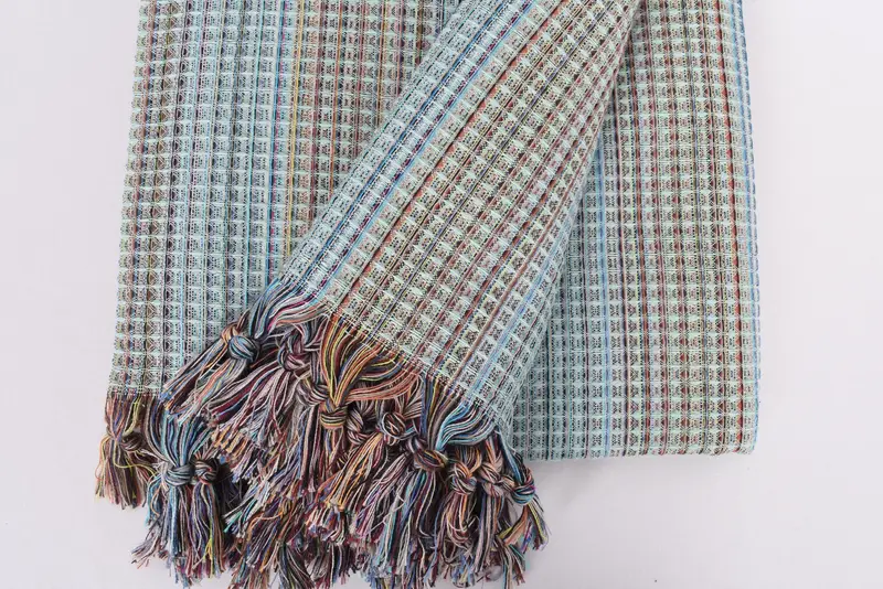 Best Wedding Gift, Turkish Tablecloth, Bachelor Gift, Boho Throw Blankets, 92x88 Cotton Geometric Towel, Custom Wedding Gifts, Bridal Shower Gift - 8
