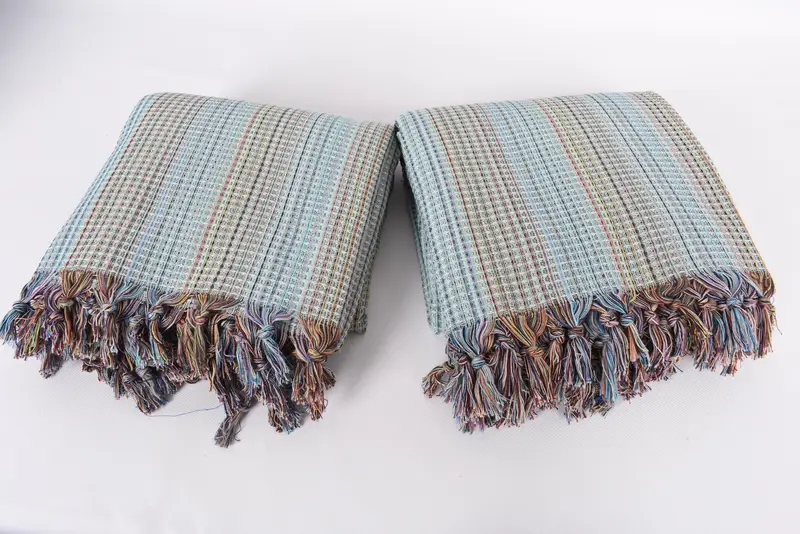 Best Wedding Gift, Turkish Tablecloth, Bachelor Gift, Boho Throw Blankets, 92x88 Cotton Geometric Towel, Custom Wedding Gifts, Bridal Shower Gift - 6