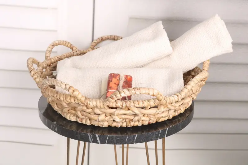 Monogram Türk Banyo Havlusu, 40x20 Keten Çizgili Havlu, Mutfak Havlu, Kişiselleştirilmiş Hediye, Ev İçin Hediye, Düğün Hediyesi, Erkek Arkadaş Noel Hediyesi - 4