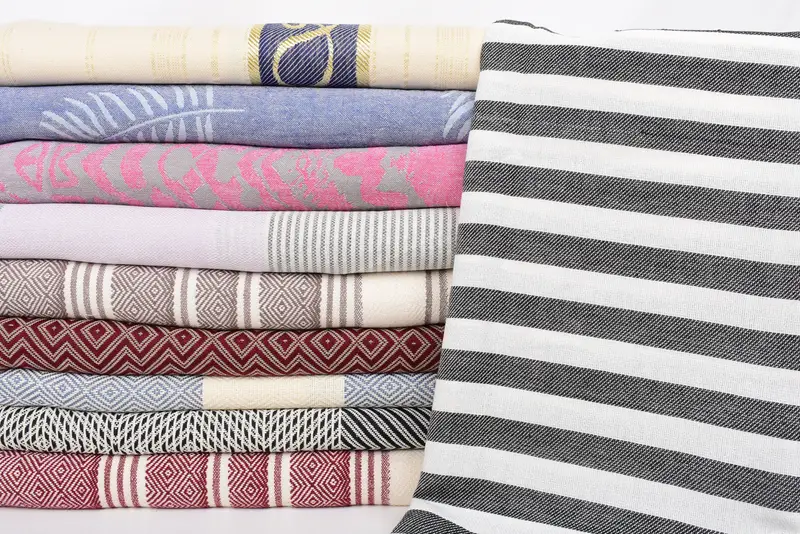 Turkish Towel Bulk, Sand-free towel, 70x40 Cotton Set of 10 Towel, Bridesmaid Gifts Personalized, Custom Wedding Gifts, Bridal Shower Gift - 2
