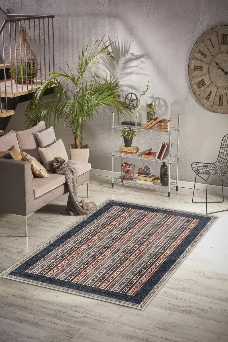 Eleganter bedruckter Teppich: Modernes Design, weicher Stoff, einzigartige Muster