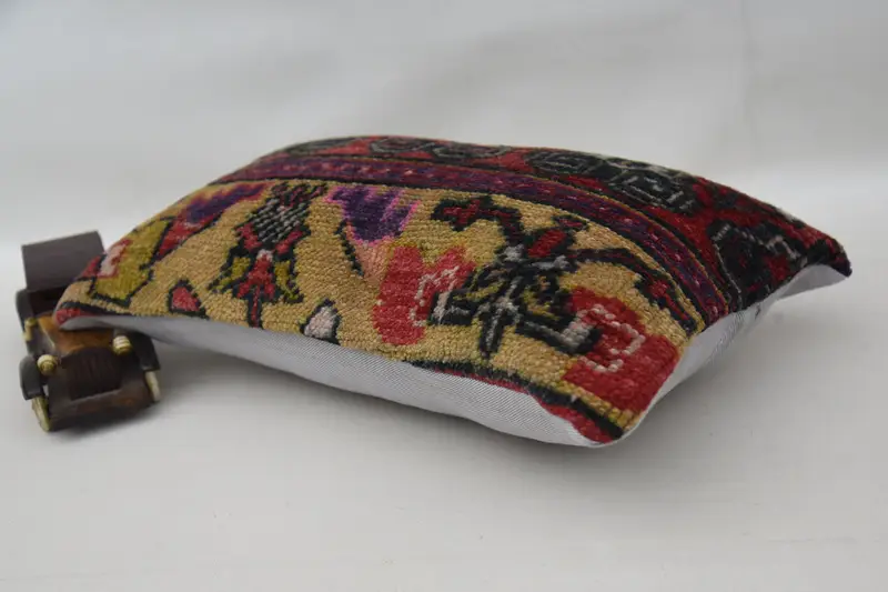Interior Designer Pillow, Pillow Sham, Pillow for Couch, Christmas Pillow, 12x20 Red Pillow Sham, Kilim Pillow, Bench Cushion Case - 6