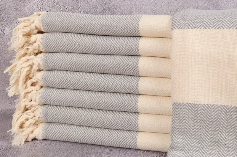 Personalized Wedding Gift, Personalized Bridesmaid Gift, Monogram Turkish Towel, Spa Gift Towel, Spa Gift, 70x40 Cotton Herringbone Towel, Gym Towel - 1