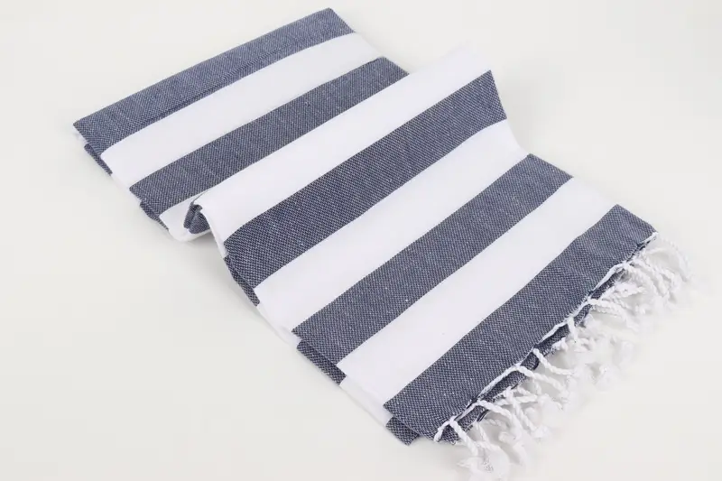 70x40 Cotton Striped Towel, Monogram Turkish Towel, Beach Towel Gift, Gym Towel, Anniversary Gift For Her, Turkish beach towel, Organic Beach Towel - 6