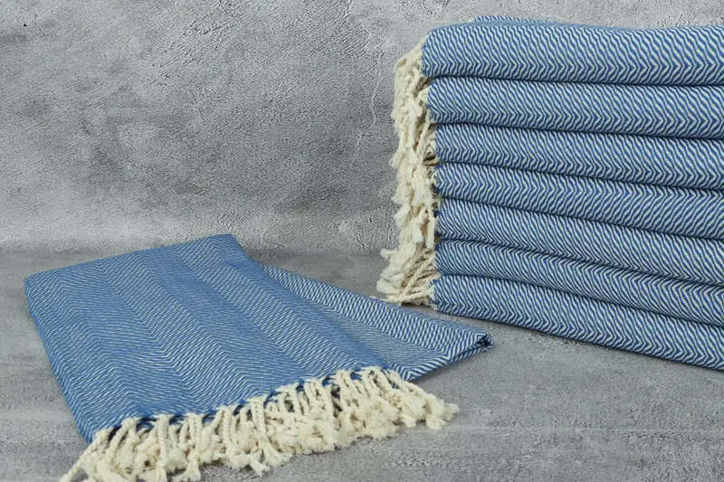 Bridesmaid Towel, Bachelor Towel, Scarf Towel, Organic Turkish towel, 70x40 Cotton Chevron Towel, Embroidered Towel, Turkish towel, Valentines Gift - 2