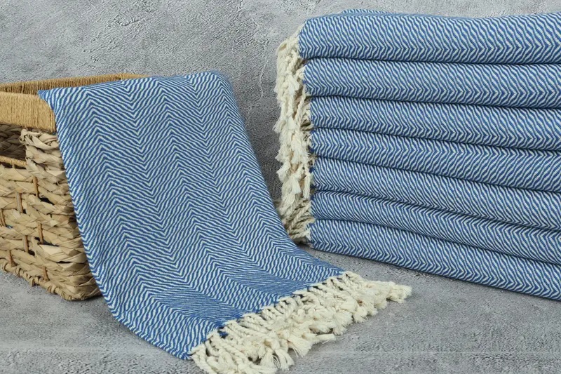 Bridesmaid Towel, Bachelor Towel, Scarf Towel, Organic Turkish towel, 70x40 Cotton Chevron Towel, Embroidered Towel, Turkish towel, Valentines Gift - 3