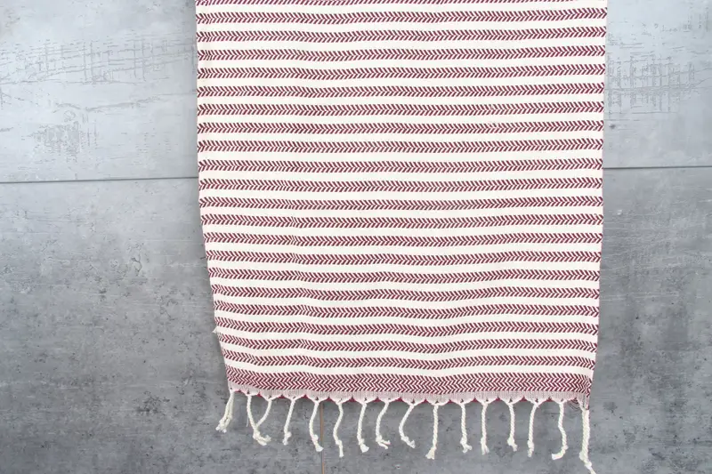 Custom Wedding Gifts, 40x18 Cotton Chevron Towel, Personalized Gift, Home Gift, Turkish Hand Towel, Gifts For Him, Summer Towel, Monogram Hand Towel - 5