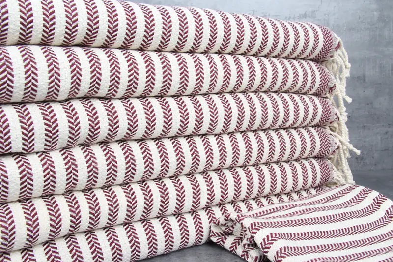 Custom Wedding Gifts, 40x18 Cotton Chevron Towel, Personalized Gift, Home Gift, Turkish Hand Towel, Gifts For Him, Summer Towel, Monogram Hand Towel - 2
