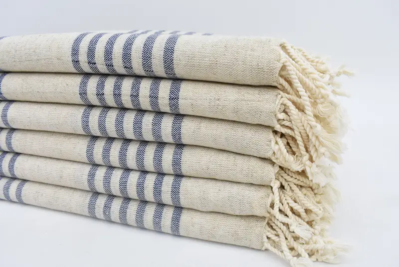 Thin towel, Quick-dry peshtemal, Turkish beach towel, Organic Beach Towel, Embroidered Beach Towel, Valentines Gift, 70x40 Linen Striped Towel