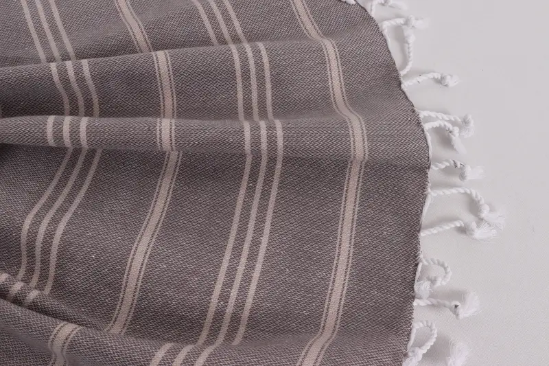 Nedime hediyeleri, özel çay havlu, onun için hediye, plaj düğün lehine, monogram el havlu, seyahat havlusu, 40x24 pamuklu çizgili havlu, düğün iyilikleri - 8