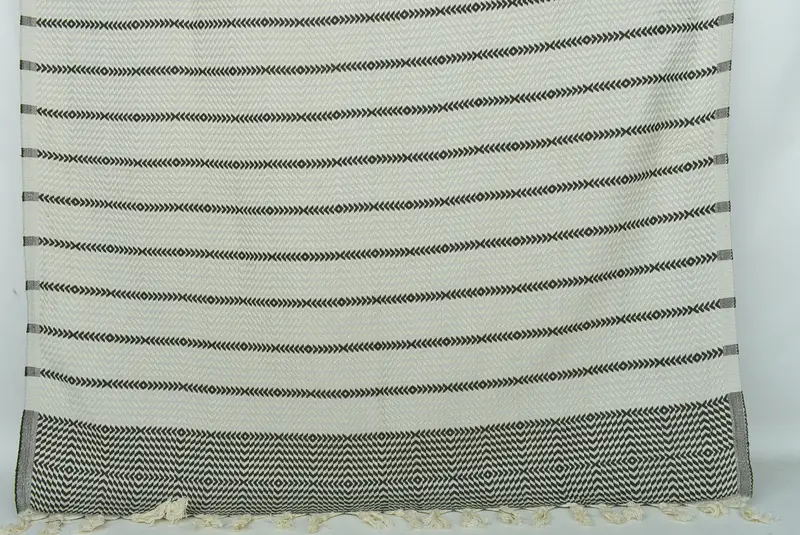 Kids Beach Towel, Embroidery Towels, Turkish beach towel, Lightweight towel, 80x40 Cotton Diamond Towel, Travel Towel, Turkish Towel USA - 8