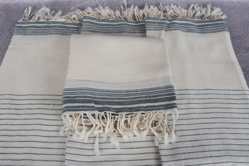 Grandma Gift, Personalized Gifts, 68x36 Cotton Striped Towel, Handmade Turkish hammam towel, Yoga Towel, Custom Wedding Gifts, Bridesmaid Gifts - 4