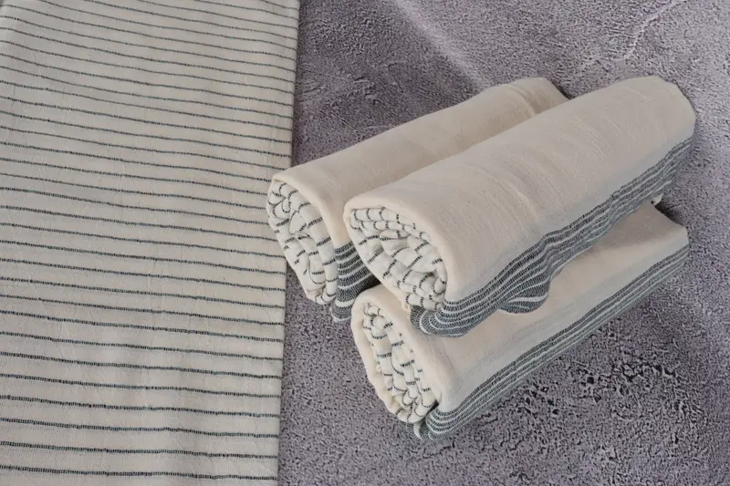 Grandma Gift, Personalized Gifts, 68x36 Cotton Striped Towel, Handmade Turkish hammam towel, Yoga Towel, Custom Wedding Gifts, Bridesmaid Gifts - 8